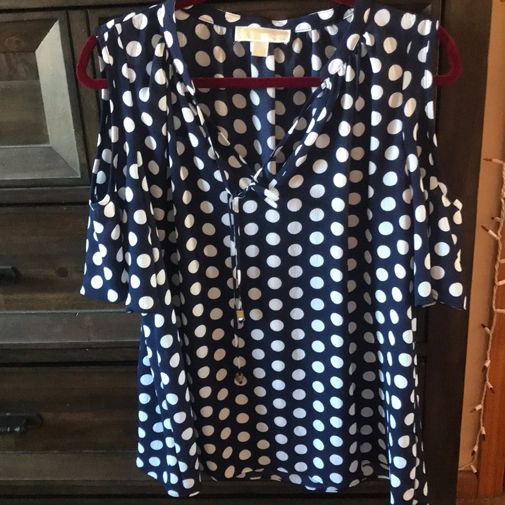 Michael Kors Cold Shoulder Top